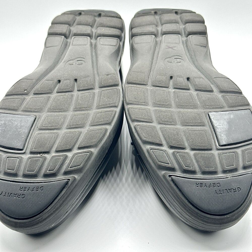 GDefy Dress Shoes Oxford Mens Size 10 Black Leather Brogue Wing Tip Comfort - Picture 13 of 13